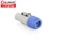IP65 Powercon Male Female Connector Cnlinko Field Installation For Battery Charger
