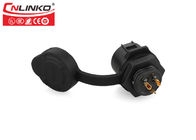 Outside Waterproof Electrical Connectors , Automotive 3 Pin M12 Circular Connector