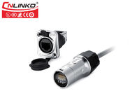 Multi Pin Outdoor Rated Rj45 Connector , Waterproof Power Connector CNLINKO YT Series